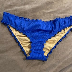 NEW Shade &. Shore Royal Blue bikini bottom w/tags